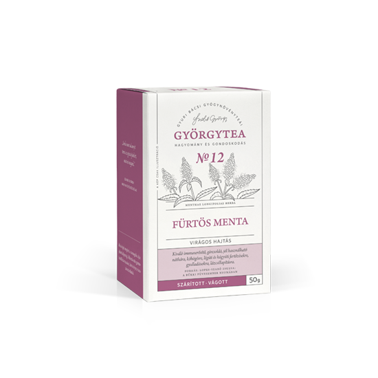 GYÖRGYTEA Fürtös menta Menthae longifoliae herba 50g