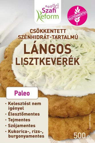 Szafi Reform Lángos Lisztkeverék Szénhidrát Csökkentett 500 g