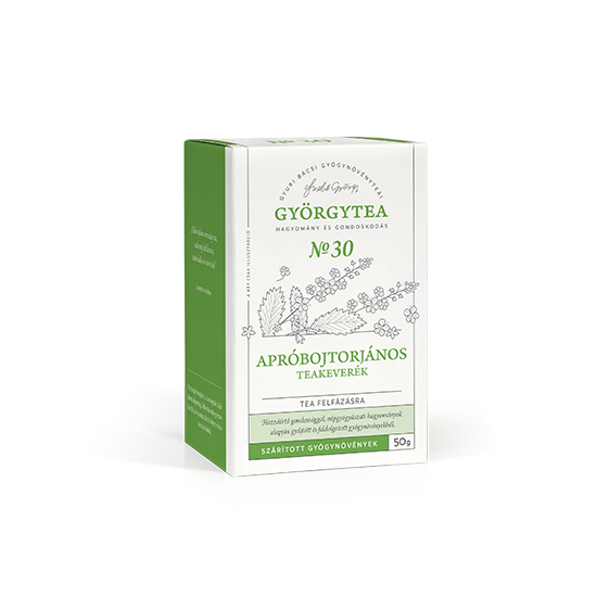 GYÖRGYTEA Apróbojtorjános teakeverék (Tea felfázásra) 50g