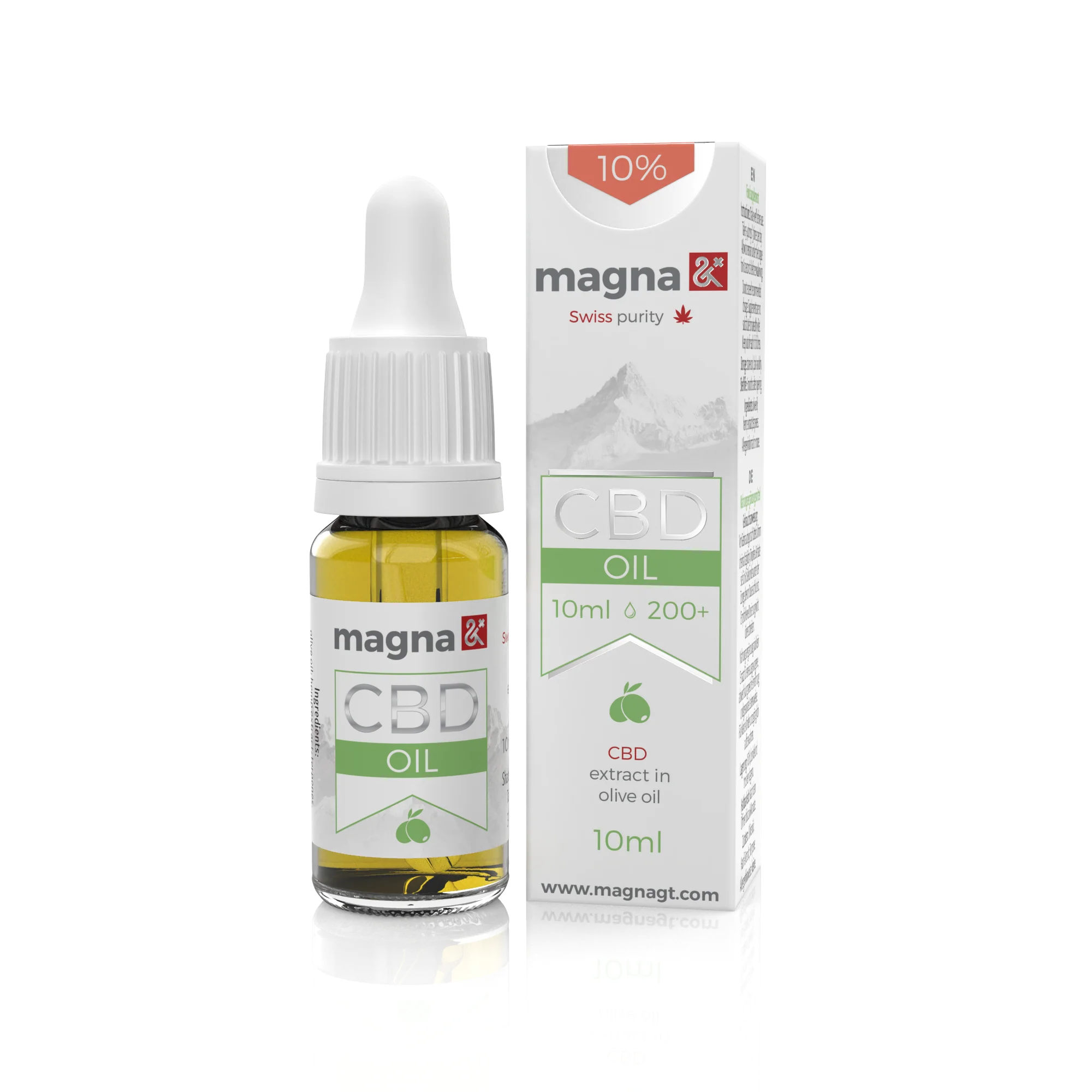 Magna G&T 10% CBD Olaj 1000mg (10ml) Oliva olajban