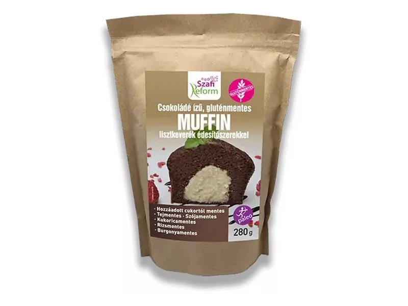 Szafi Reform Étcsokoládés Muffin Por 280 g