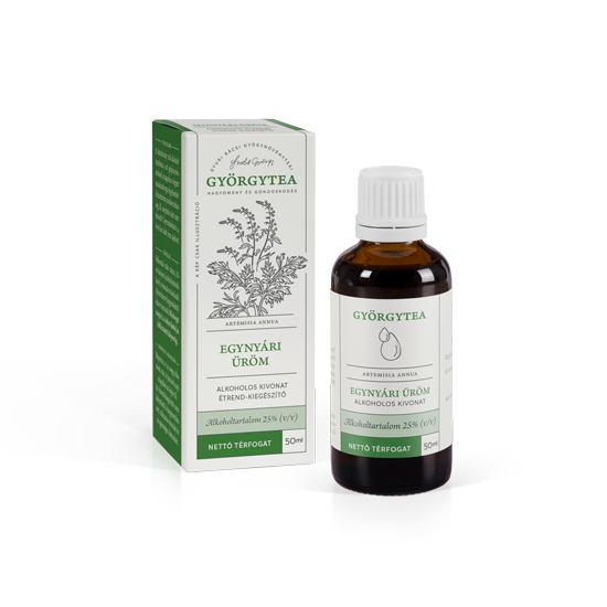 GYÖRGYTEA Egynyári üröm alkoholos kivonat Artemisia annua 50ml