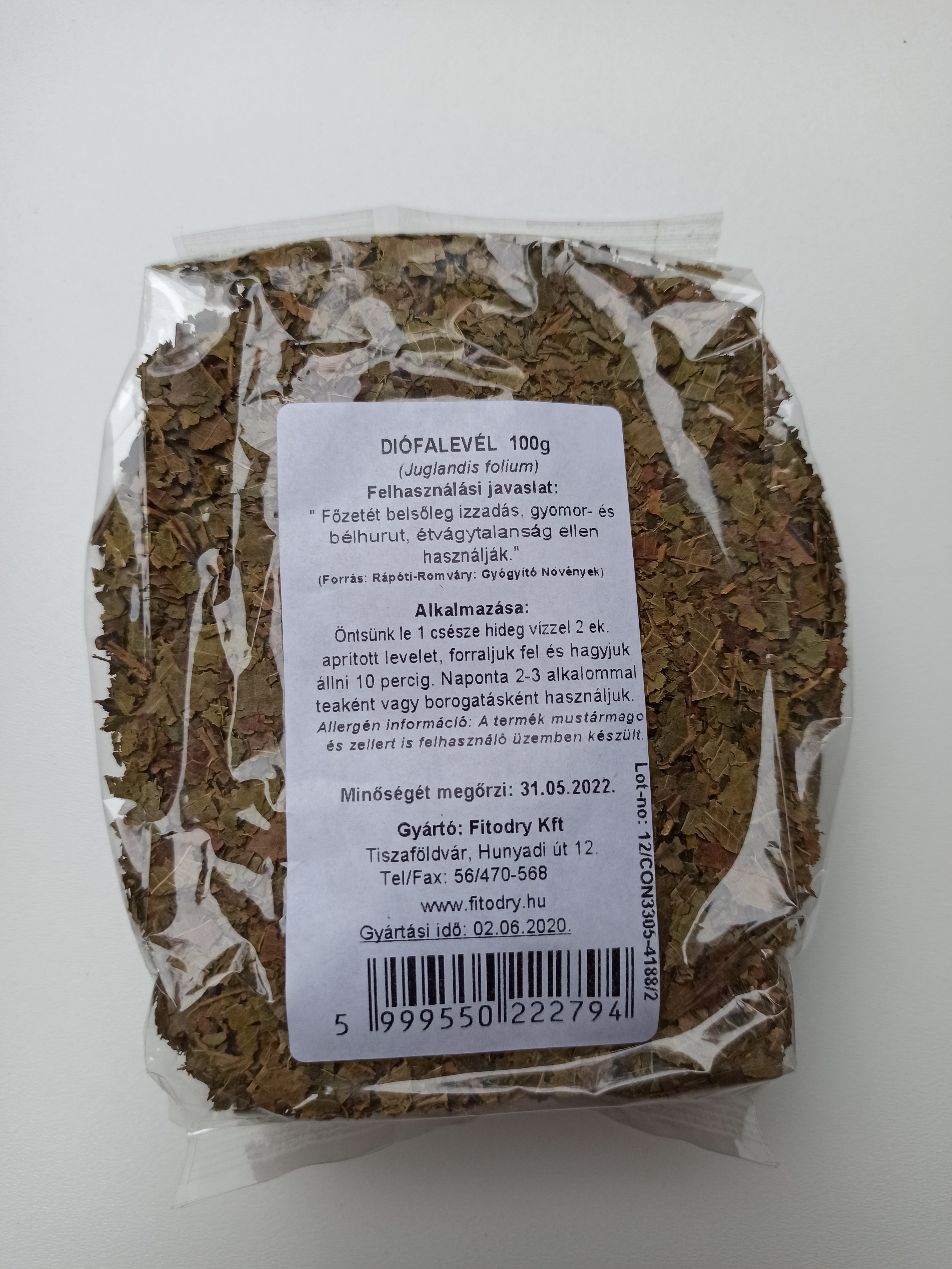 Fitodry Diófalevél 100g