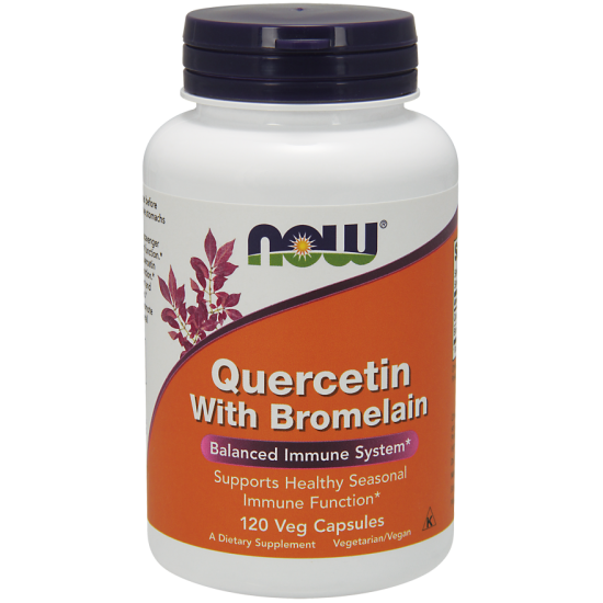 NOW Quercetin with Bromelain 120db