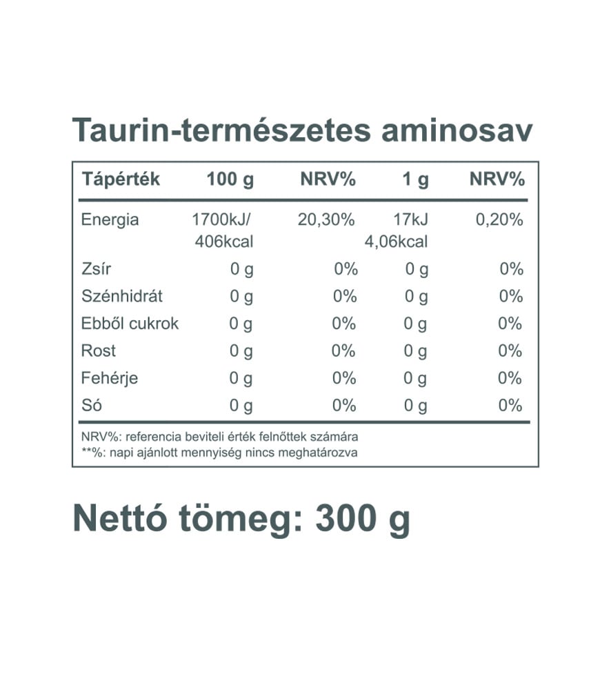 Vitaking Taurin Por 300g