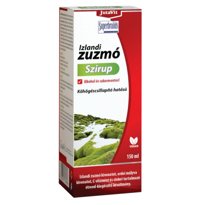 JutaVit Izlandi zuzmó szirup – 150ml