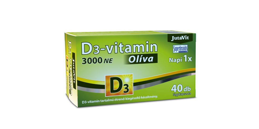 Jutavit D3 vitamin 3000ne Olíva 40db